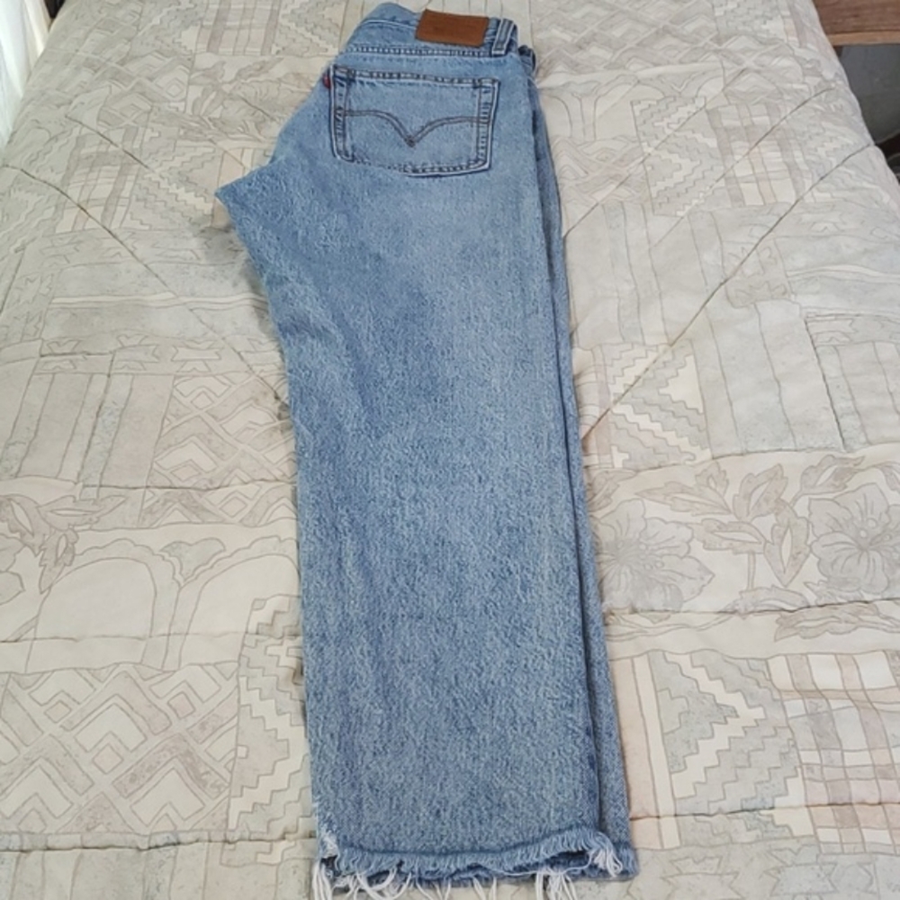 LEVIS Button Fly, Wedgie Blue Denim Jeans, 27 Or Make Into Cutoff Shorts